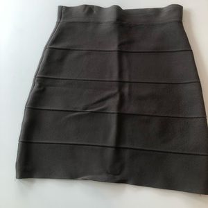 Dark Gray BCBG Max Azria Bandage Skirt Size Medium
